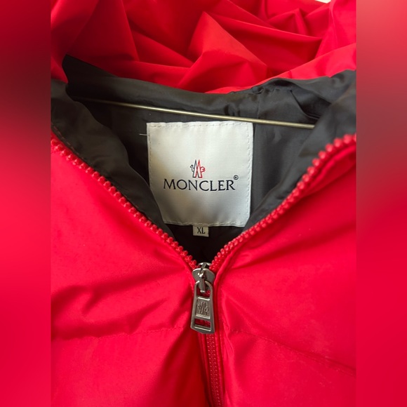MONCLER Myosotis Quilted Down Puffer Jacket Coat Hooded Size XL - Picture 3 of 10
